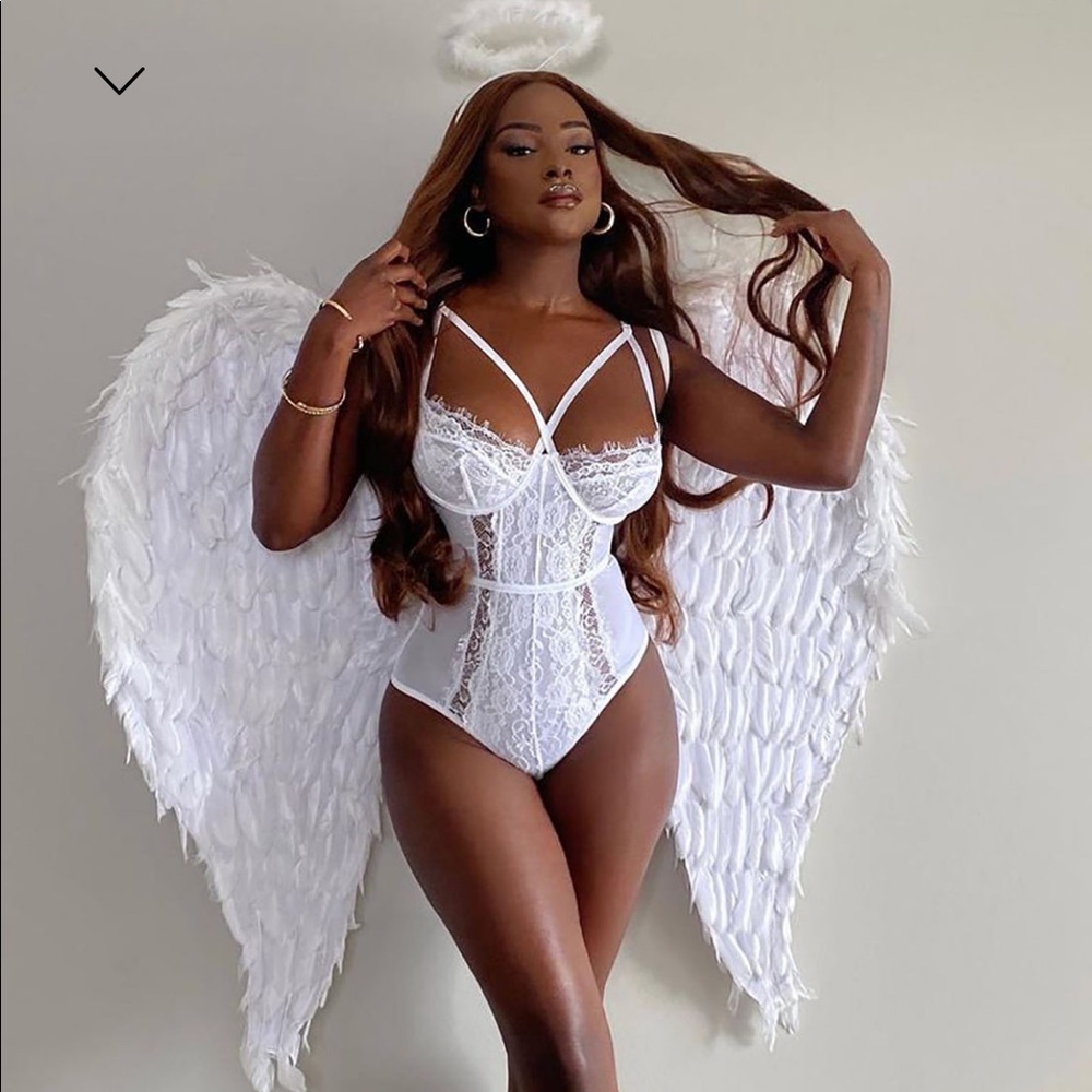 White Lace Bodysuit